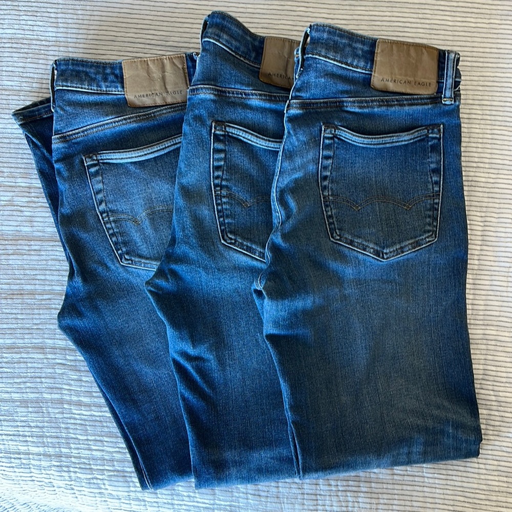 Mens 30x32 American Eagle Original Bootcut Jeans
